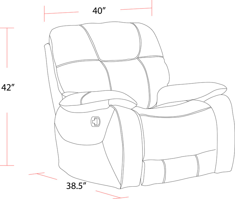 Parker Living Cooper - Shadow Brown Glider Recliner Two Pack