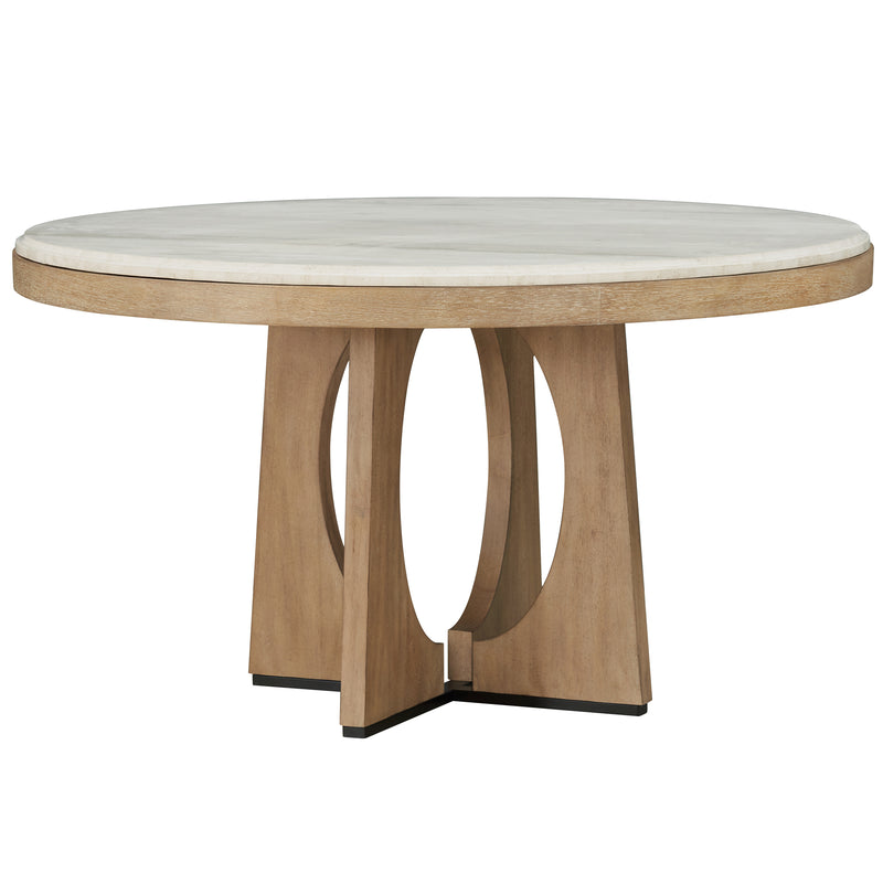 Parker House Escape - Dining 54" Round Table with buffet server & 4 barrel chairs
