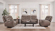 Parker Living Lawson - Sydney Brunette Power Zero Gravity Tilt Console Loveseat P2