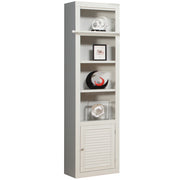 Parker House Boca 9 Piece Entertainment Wall with Corner Bookcases