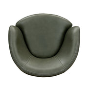 Parker Living Barolo 100% Italian Leather Swivel Club Chair