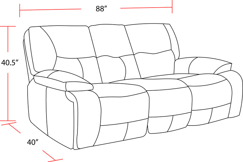 Parker Living Spartacus - Haze Power Reclining Sofa and Loveseat