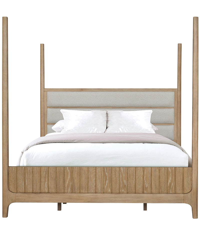 Parker House Escape - Bedroom King Poster Bed 2 Nightstands Dresser with Mirror and Chest