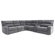 Parker Living Polaris 6 Piece Modular Power Reclining Sectional with Power Adjustable Headrests