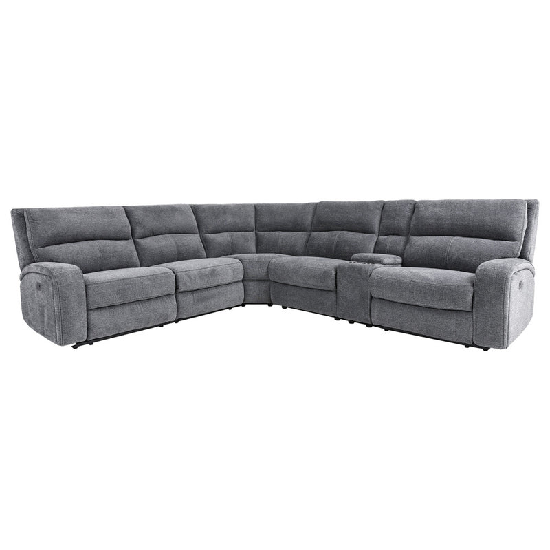 Parker Living Polaris 6 Piece Modular Power Reclining Sectional with Power Adjustable Headrests