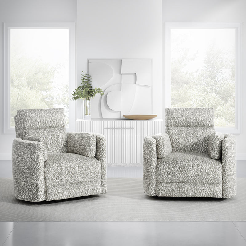 Parker Living Radius - Tatum River Rock Power Swivel Glider Recliner Two Pack