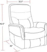 Parker Living Gemini - Truffle Power Lift Recliner with Articulating Headrest