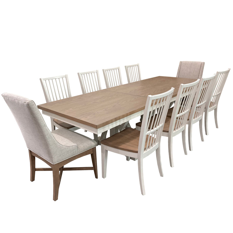 Parker House Americana Modern Dining 88 inch Trestle Extendable Dining Table
