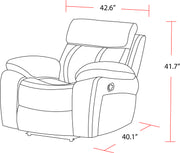 Parker Living Theon - Stokes Toffee Glider Recliner Two Pack