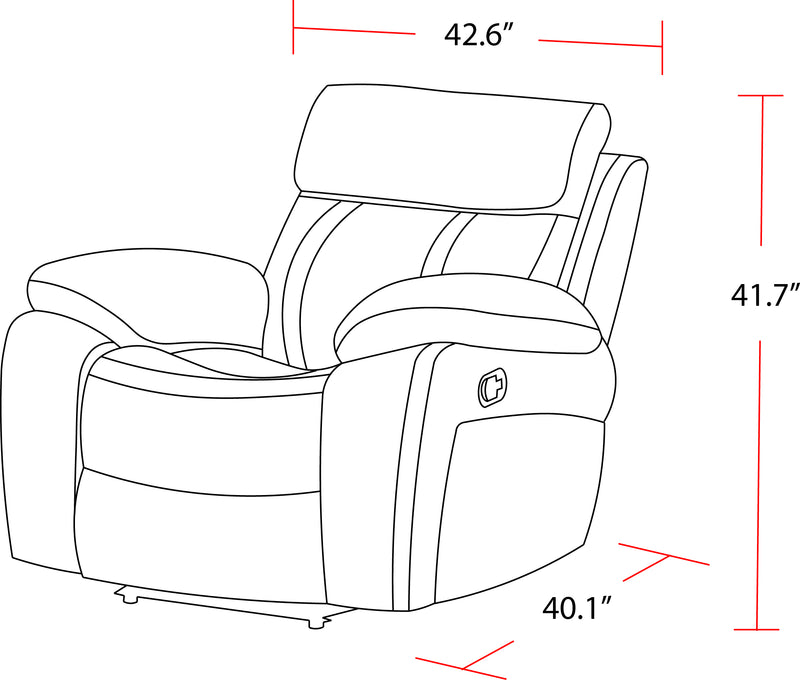 Parker Living Theon - Stokes Toffee Glider Recliner Two Pack