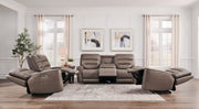 Parker Living Lawson - Sydney Brunette Power Zero Gravity Tilt Console Loveseat P2