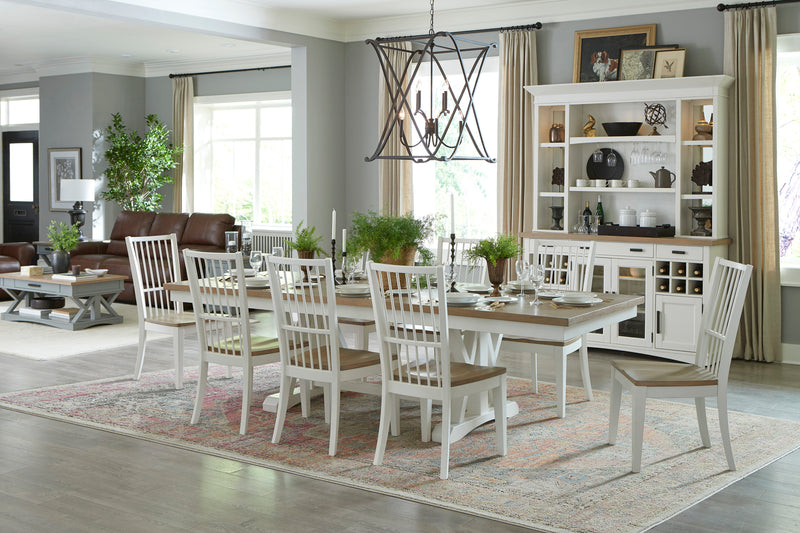 Parker House Americana Modern Dining 88 In. Trestle Extendable Dining Table
