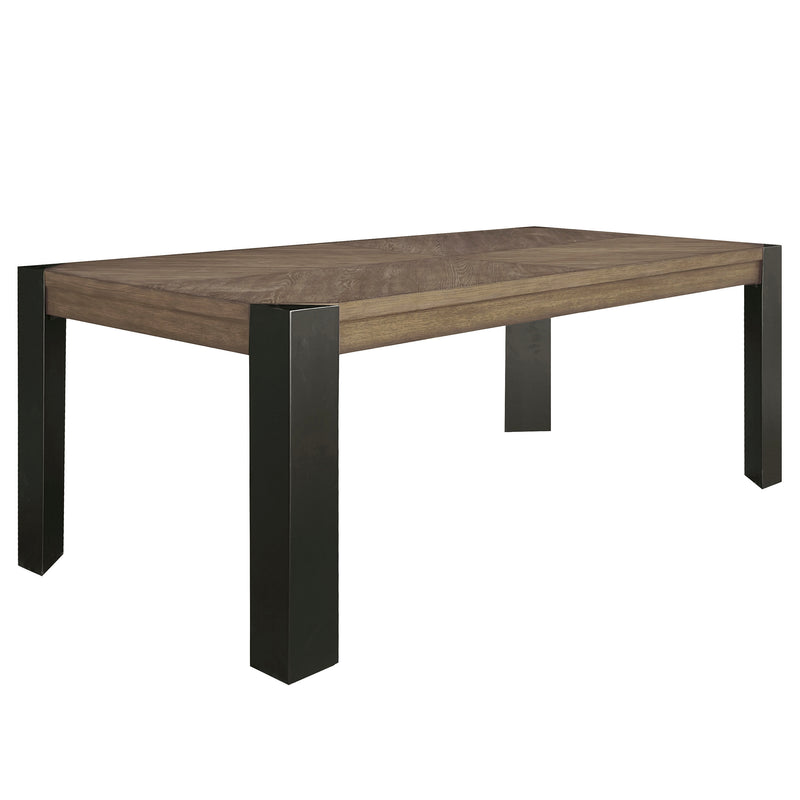 Parker House Cedar Fork - Dining 78 inch Rectangular Dining Table with 6 ladderback chairs