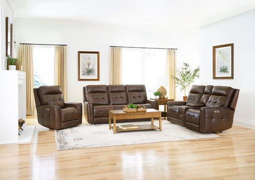 Parker Living Canterbury - Acorn Power Reclining Zero Gravity Sofa Loveseat and Recliner