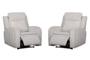 Parker Living Armstrong Power Recliner with Heat Massage and Auto-Glide Two Pack