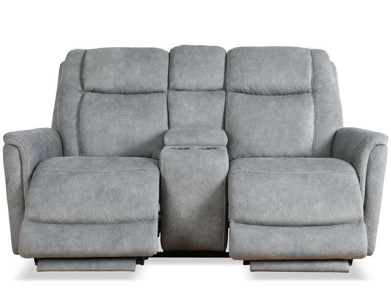 Parker Living Linus - Hudson Grey Power Reclining Sofa Loveseat and Recliner