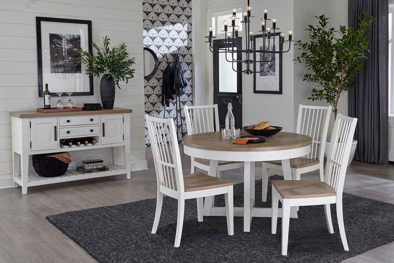 Parker House Americana Modern Dining 48 Inch Round Extendable Dining Table