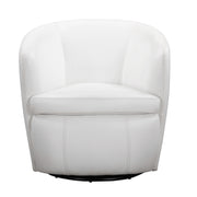 Parker Living Barolo 100% Italian Leather Swivel Club Chair