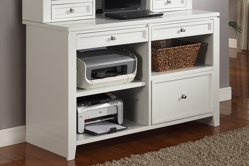 Parker House Boca L Shape Desk with Credenza