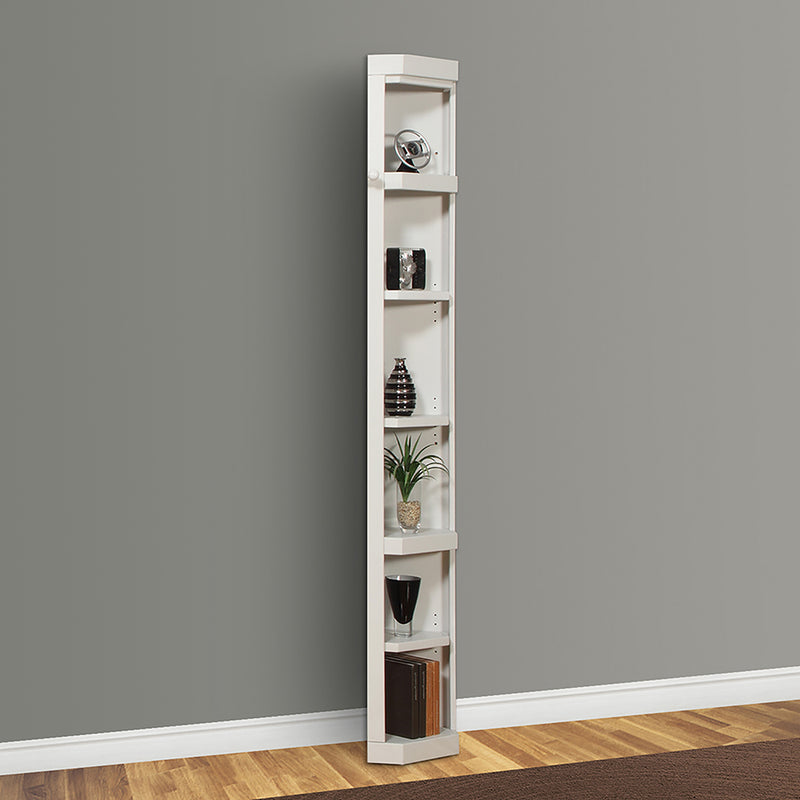 Parker House Boca 7 Piece Entertainment Wall with Corner Bookcases